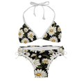 thumbnail image 1 of Daisy Detachable Sponge Adjustable Strap Bikini Set Two-Pack Swimsuit Suit Beach Pool Party, 1 of 6