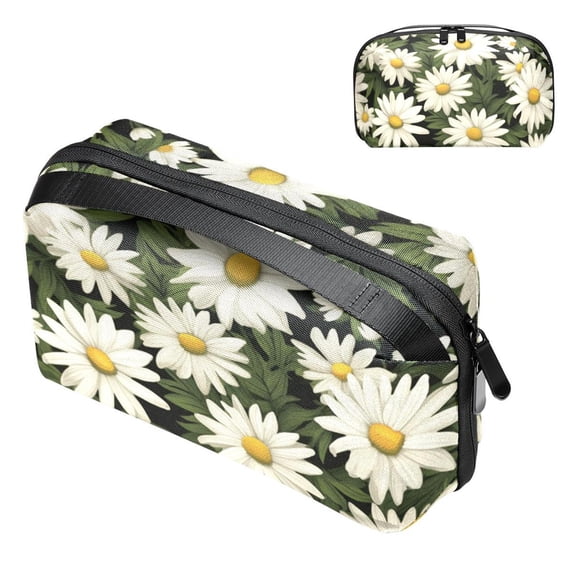 Daisy Digital Bag with Oxford Fabric, Waterproof, Charger Pouch, USB Organizer, Electronic Travel Case Organizer, Appliance Cord Organizer, 5.9x9.44x3.14 in.