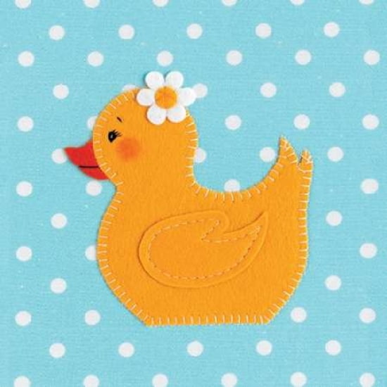 Daisy Duck Canvas Art - Catherine Colebrook (24 x 24)