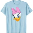 thumbnail image 1 of Daisy Duck Face DTG Print Unisex T-Shirt,Light Blue Color,Size YL, 1 of 5