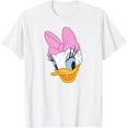 thumbnail image 1 of Daisy Duck Face DTG Print Unisex T-Shirt, 1 of 5