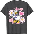 thumbnail image 1 of Daisy Duck Hearts And Flowers DTG Print Unisex T-Shirt, 1 of 5