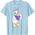 thumbnail image 1 of Daisy Duck Purple Style DTG Print Unisex T-Shirt,Light Blue Color,Size YM, 1 of 5