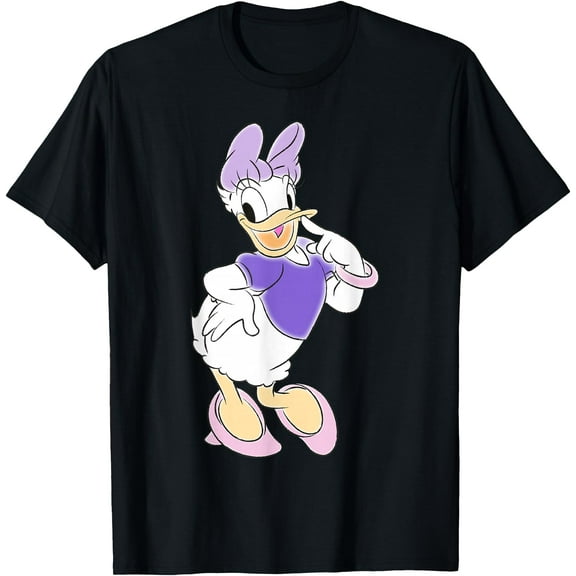 Daisy Duck Purple Style DTG Print Unisex T-Shirt
