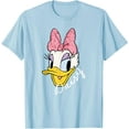 thumbnail image 1 of Daisy Duck Sassy & Glamorous Speckled Bow and Name DTG Print Unisex T-Shirt,Light Blue Color,Size YXL, 1 of 5