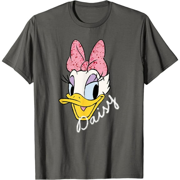 Daisy Duck Sassy & Glamorous Speckled Bow and Name DTG Print Unisex T-Shirt