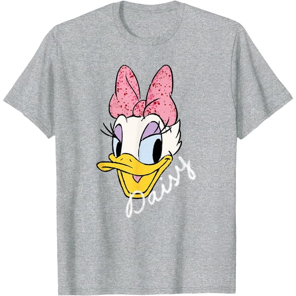 Daisy Duck Sassy & Glamorous Speckled Bow and Name DTG Print Unisex T-Shirt