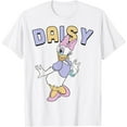 thumbnail image 1 of Daisy Duck Simple Portrait DTG Print Unisex T-Shirt,White Color,Size 2T, 1 of 5