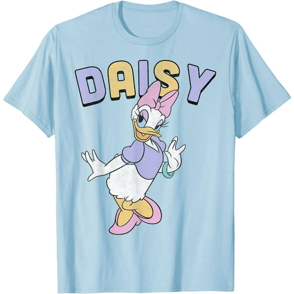 Daisy Duck Simple Portrait DTG Print Unisex T-Shirt