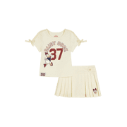 Toddler Girls Herringbone Skort Set, Sizes 12 Months - 5T deal from Walmart