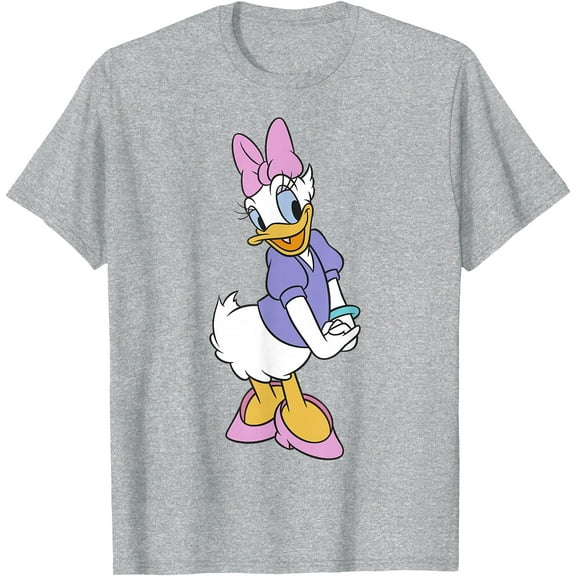 Daisy Duck Traditional Portrait DTG Print Unisex T-Shirt