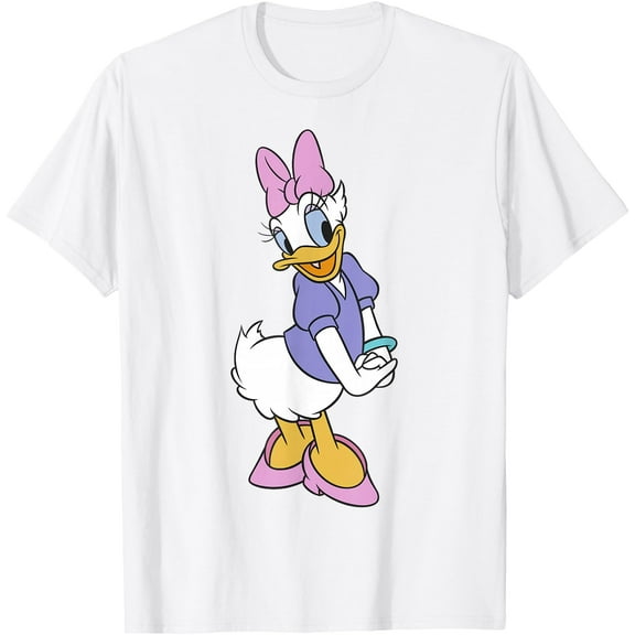 Daisy Duck Traditional Portrait DTG Print Unisex T-Shirt