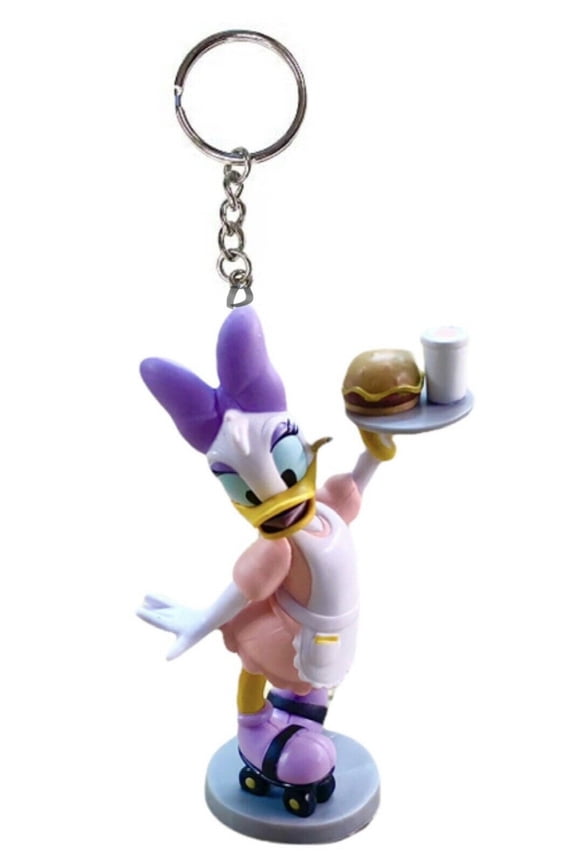 Daisy Duck Vanity Botique Server PVC Key Ring Keychain Ornament Figure Charm New