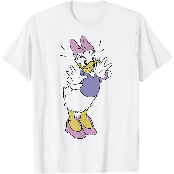 Daisy Duck Vintage Portrait DTG Print Unisex T-Shirt