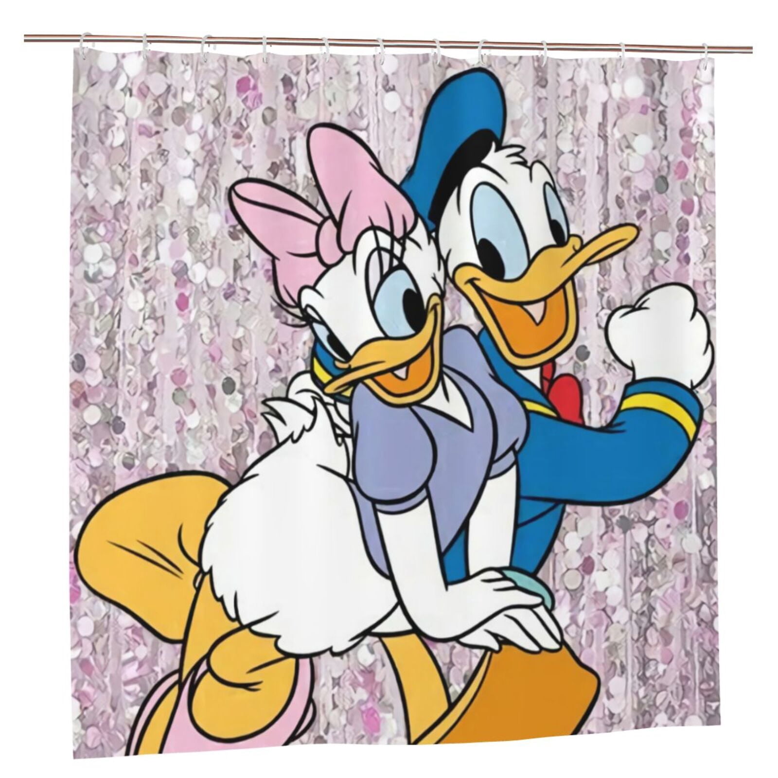 Daisy Duck Waterproof Polyester Fabric Shower Curtain, Bathroom Decor ...