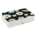 thumbnail image 1 of Daisy Earring Organizer Jewelry Box with Removable Compartment and Portable Design, 1 of 6
