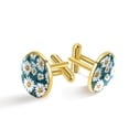 thumbnail image 1 of Daisy Elegant Dress Shirt Accessory: Stainless Steel Mens Cufflink Set for Formal Events, 1 of 6