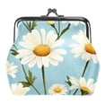 thumbnail image 1 of Daisy Elegant Microfiber Coin Purse with Zinc Alloy Jaws, 4.3x4.7 in/11x12 cm, Secure and Stylish Organizer for Your Essentials, 1 of 7