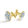 thumbnail image 1 of Daisy Elegant Stainless Steel Cufflinks Set Ideal for Formal Attire and Special Occasions, 1 of 6