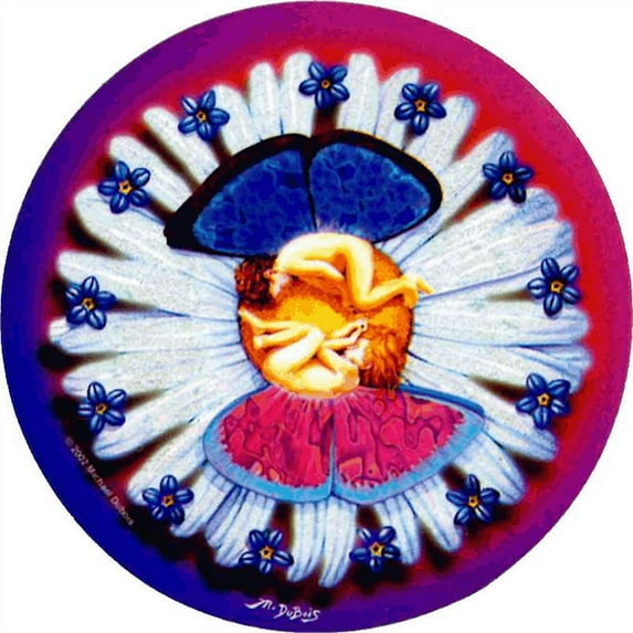 Daisy Fairies - Mike Dubois - Round Sticker - 2 1/2" Round