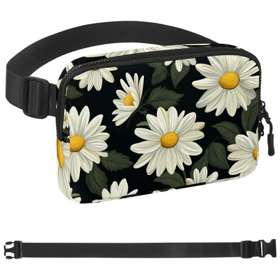 Daisy Fanny Pack for Women and Men,Waist Bags, Running Waist Bag, Large Pouch & Adjustable Strap,Waterproof ,for Gym,Jogging, Cycling, Traveling, Fitness, Hiking