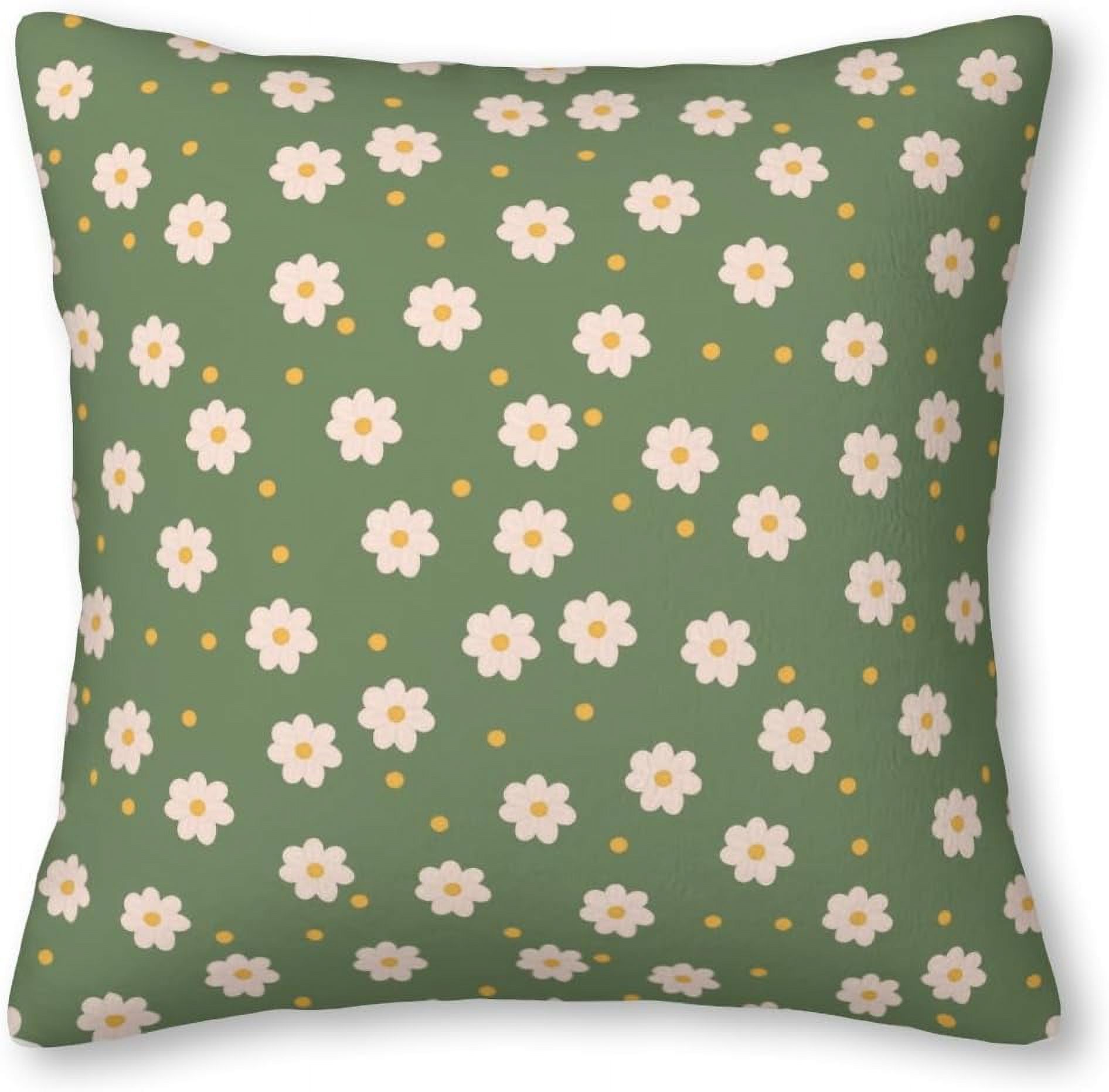 Daisy Fields Sage Velvet Throw Pillow Covers Sofa Pillowcase Car