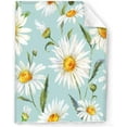 thumbnail image 1 of Daisy Fleece Throw Blanket, Floral Super Soft Fuzzy Plush Flannel Blanket,Lightweight Microfiber Cozy Warm Blanket, for Couch Sofa or Bed All Seasons 40" x 50", 1 of 6