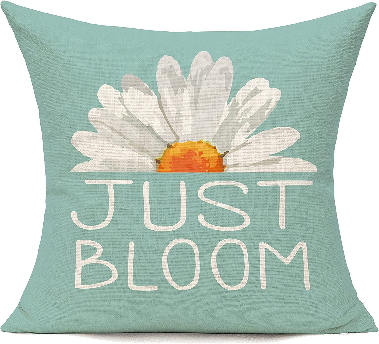 Miuyunya Outdoor Throw Pillow Covers - 12x20 Inch, Set Of 4, Daisy Floral Gnome Pattern - View #3