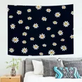 thumbnail image 1 of Daisy Floral Pattern Tapestry, 37" x 29" Boho Style Wall Hanging for Bedroom, Living Room, Dorm Decor, 1 of 3