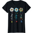 thumbnail image 1 of Daisy Flower Autism Awareness Its Ok To Be Different T-Shirt, 1 of 3