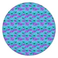 thumbnail image 1 of Daisy Flower Blue Blooms Pattern Round Fitted Tablecloth with Elastic Edge,Dining Table Cover Waterproof,Outdoor Round Tablecloth for Camping,Dining,Indoor and Outdoor, 1 of 7