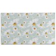 thumbnail image 1 of Daisy Flower Crystal Velvet No Slip Floor Mat, Entryway Doormat Durable Low-Profile Mat Home Decor, Welcome Mats Washable Kitchen Bathroom Laundry Bedroom Living Room Door Mats 30x17in, 1 of 7