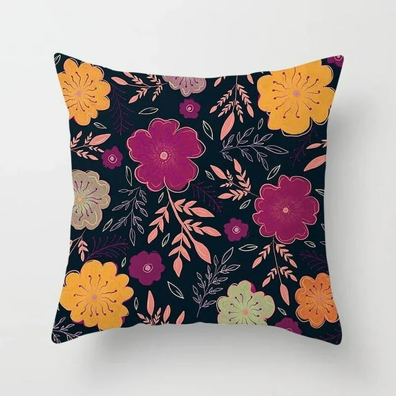 Daisy Flower Cushion Cover for Home/Sofa/ Car Pillow Simple Print