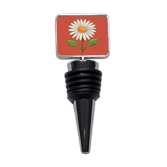 Daisy Flower Cute Wine Bottle Stopper Cap Plug