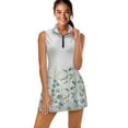 thumbnail image 1 of Daisy Flower Eucalyptus Leaves Summer Farm Plant Sports Dresses Women Tennis Dress with Separate Shorts One-Piece Slim Fit Golf Dress, 1 of 4