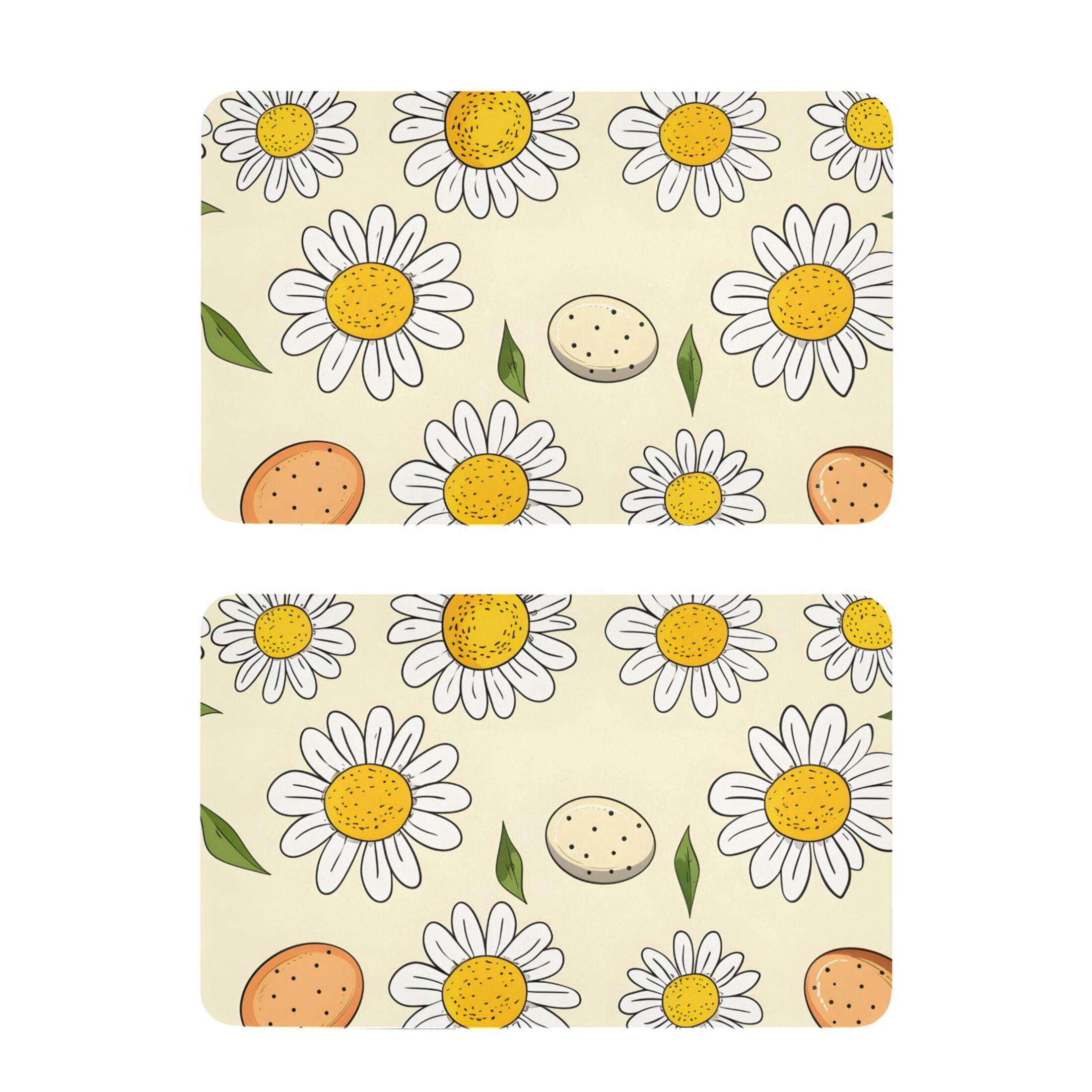5" Orange Gerbera Daisy Magnetic Bumper Sticker - Vinyl Floral Car Magnet, USA Made, Weather Resistant 3 thumbnail image