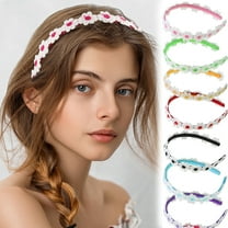 Daisy Flower Headband Boho Sunflower Headpiece for Wedding Festivals Party Women Photography Props