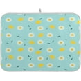 thumbnail image 1 of Daisy Flower Kitchen Dish Drying Mat, 16'' x 18'' Super Absorbent Dish Drying Mat for Kitchen, Sink, Dining Table, 1 of 7