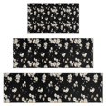 thumbnail image 1 of Daisy Flower Pattern Kitchen Rugs Sets Of 3,Kitchen Runner Rugs Non Skid Washable,Decorative Kitchen Floor Mats for Kitchen,Sink,Laundry,17"x30"+ 17"x47" + 17"x59", 1 of 6