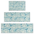 thumbnail image 1 of Daisy Flower Pattern Kitchen Rugs Sets Of 3,Kitchen Runner Rugs Non Skid Washable,Decorative Kitchen Floor Mats for Kitchen,Sink,Laundry,17"x30"+ 17"x47" + 17"x59", 1 of 6