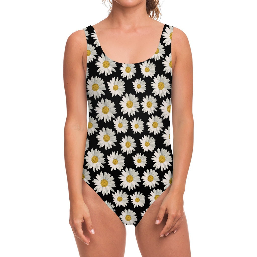 Daisy Flower Pattern Print Women Low Cut Swimsuit Floral 1 Pc Fashion daisy-flower-pattern-print-women-low-cut-swimsuit-floral-1-pc-fashion