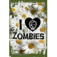 thumbnail image 1 of Daisy Flower Wall Art I heart zombies caps love funny dead outbreak apocalypse Tin Wall Sign 8 x 12 Decor Funny Gift, 1 of 1