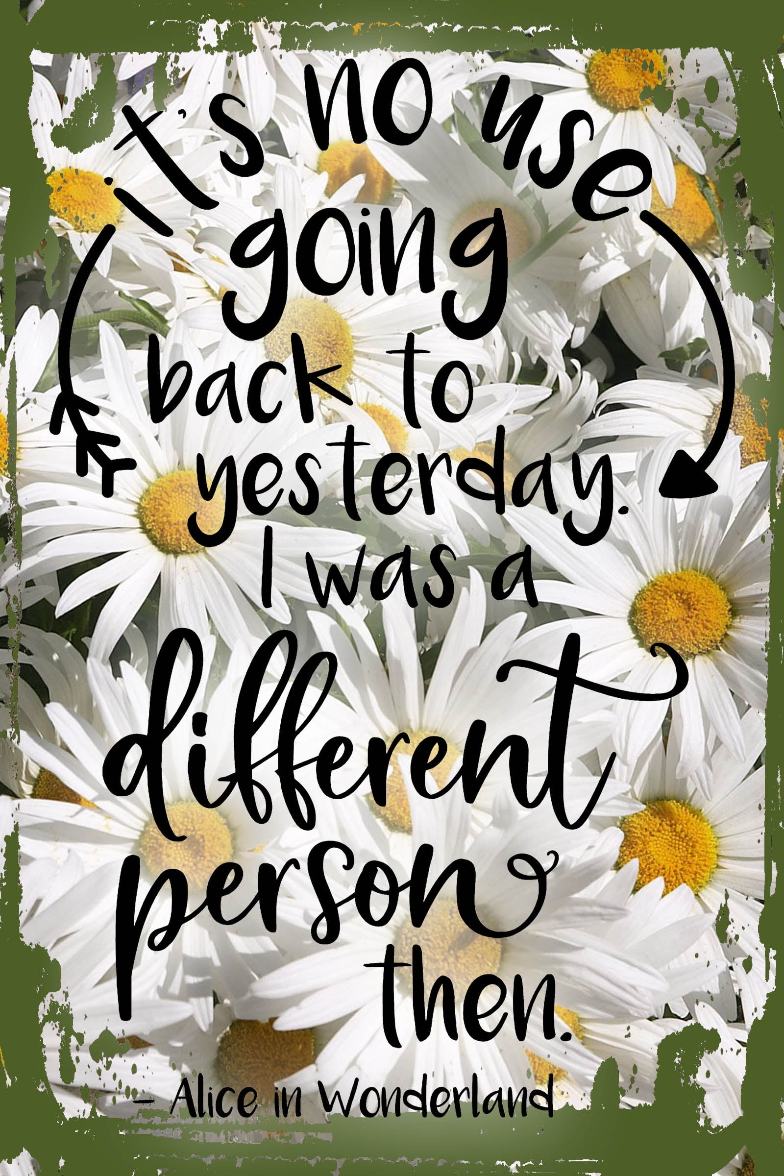 Daisy Flower Wall Art It