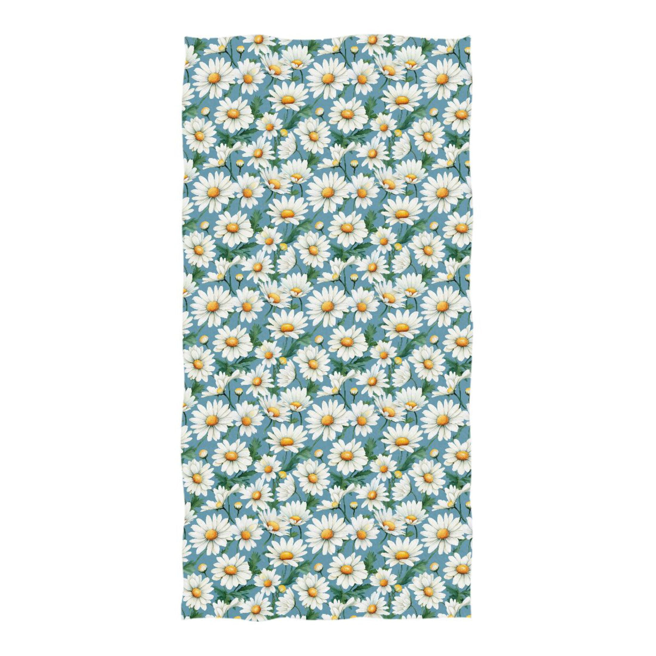 daisy-flower-and-bud-beach-towel-oversized-74-x37-pool-towels-soft