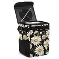thumbnail image 1 of Daisy Foldable Car Trash Bin with Lid, Leak-Proof Mini Trash Can for Car with Hanging Storage Bag, 1 of 6