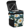thumbnail image 1 of Daisy Foldable Car Trash Can with Lid, Leak-proof Mini Garbage Bin, Hanging Storage Bag, 1 of 6