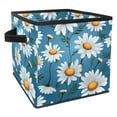 thumbnail image 1 of Daisy Foldable Storage Basket with Handle, 10.8"x10.5"x10.6", Large Capacity - Storage Bin, Toy Box, 1 of 6