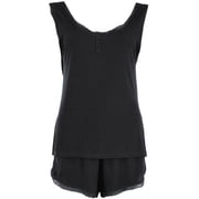 Daisy Fuentes Pointelle Tank and Short Pajama Set Womens Plus
