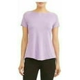 thumbnail image 1 of Daisy Fuentes Women's Active Power Mesh Tie Tee Purple Rose Size XL, 1 of 3