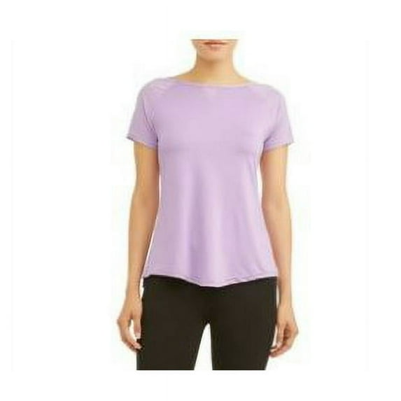 Daisy Fuentes Women's Active Power Mesh Tie Tee